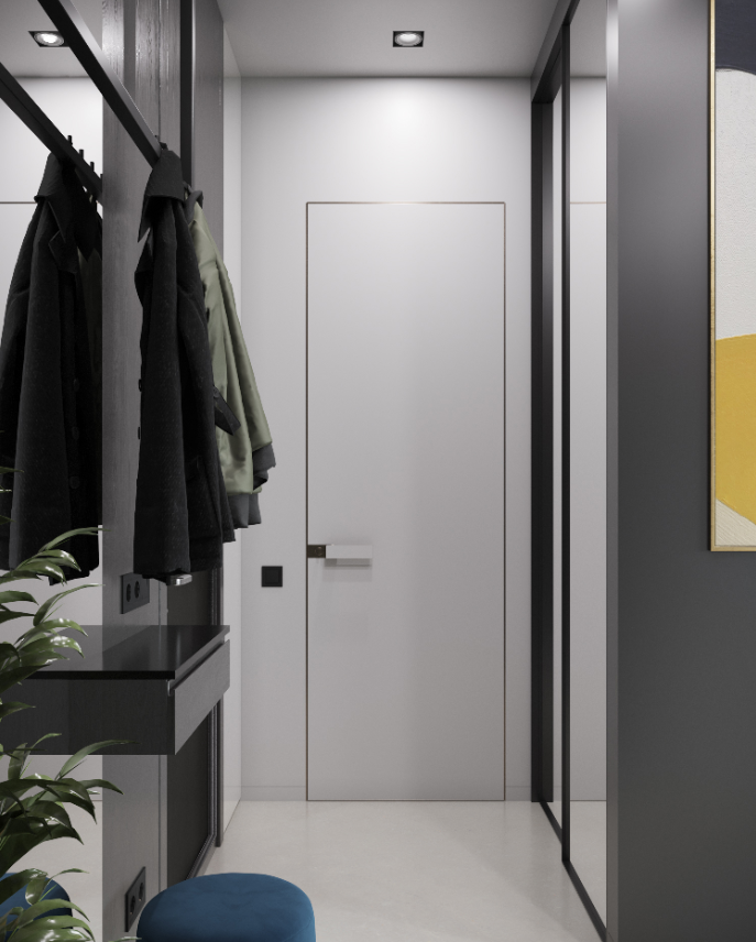 现代简约风格家装设计室内装修效果图-玄关 现代简约风格家装设计室内装修效果图-玄关