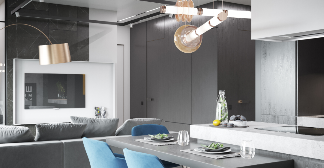 现代简约风格家装设计室内装修效果图-厨房 现代简约风格家装设计室内装修效果图-厨房